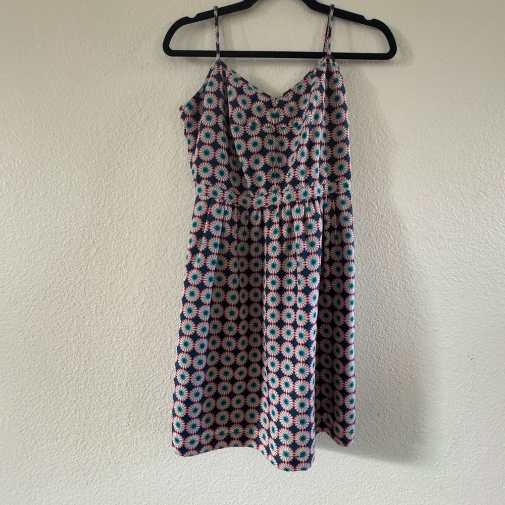 J. Crew Multicolor Floral Mini Dress